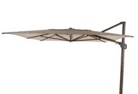 Zweefparasol Hacienda 400 300 Wenge Frame Beach 4SO Parasol Bruin 4 Seasons Outdoor - thumbnail