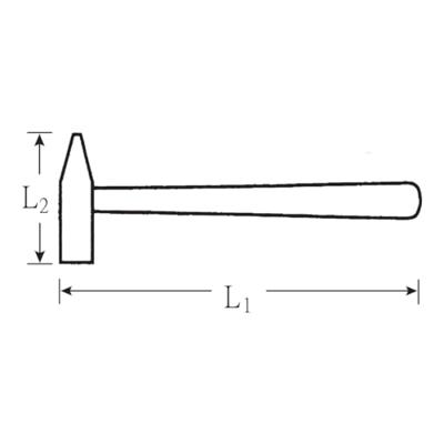 Stahlwille 10961 200 G SCHLOSSERHAMMER 70110009 Bankwerkershamer 254 g 1 stuk(s) Stahlwille 10961 200 G SCHLOSSERHAMMER 70110009 Bankwerkershamer 254 g 1 stuk(s)