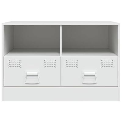 Tv-meubelen 2 st 67x39x44 cm staal wit