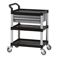 KS Tools 800.0020 Servicewagen Kunststof Kleur (specifiek): Zwart-zilver - thumbnail