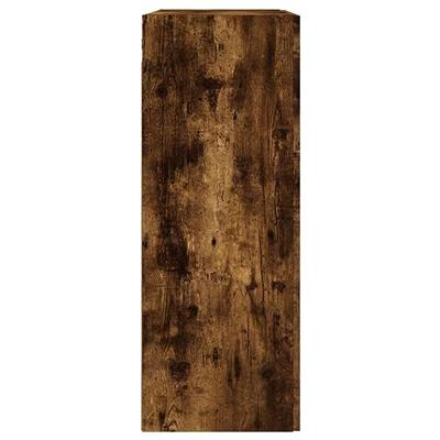 Wandkast 69,5x34x90 cm bewerkt hout gerookt eikenkleurig Wandkast 69,5x34x90 cm bewerkt hout gerookt eikenkleurig