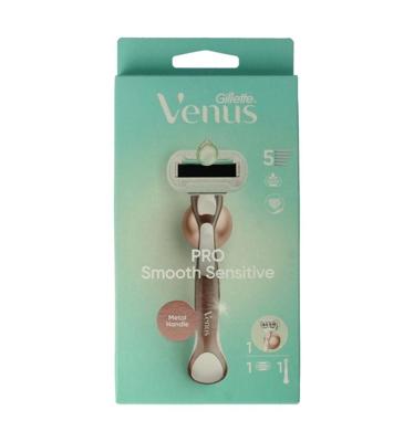 Gillette Venus deluxe smooth sensitive rosegold razor 1 Stuks