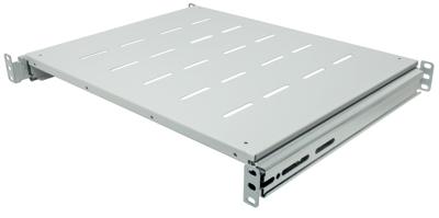 Intellinet 712323 19 inch Apparaatbodem voor patchkast 1 HE Uittrekbaar Geschikt voor kastdiepte: vanaf 600 mm Grijs Intellinet 712323 19 inch Apparaatbodem voor patchkast 1 HE Uittrekbaar Geschikt voor kastdiepte: vanaf 600 mm Grijs