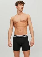 Jack & Jones Jacsolid Boxer Briefs 3 Pack Noos Boxershorts Black Black - Black - thumbnail