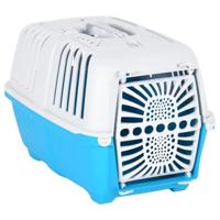 VidaXL Reismand 48x31,5x33 cm polypropeen wit en blauw - thumbnail
