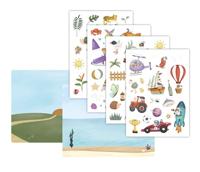 Little Dutch raamstickers jim & friends - thumbnail