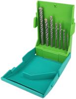 Heller 3015 18037 5 Carbide Steen-spiraalboorset 7-delig 4 mm, 5 mm, 6 mm, 8 mm, 10 mm, 12 mm Cilinderschacht 1 set(s) - thumbnail