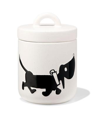 HEMA Takkie snoepjespot 17x11.5x11.5cm wit