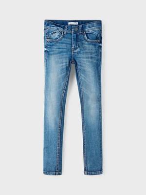 Name it winter jeansbroek jongens - blauw - skinny fit - NkmPete