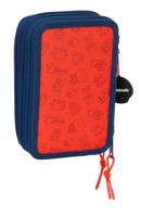 Schooletui met Accessoires Super Mario Trick Rood Donkerblauw 12,5 x 19,5 x 5,5 cm 37 Onderdelen - thumbnail