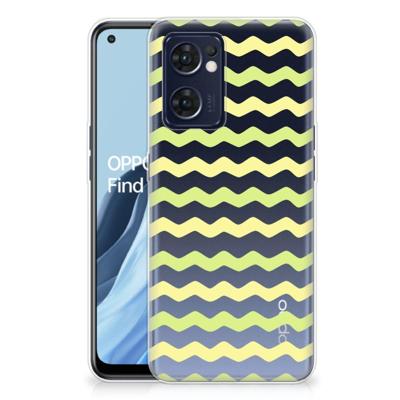 OPPO Reno 7 5G | Find X5 Lite | TPU bumper | Waves Yellow