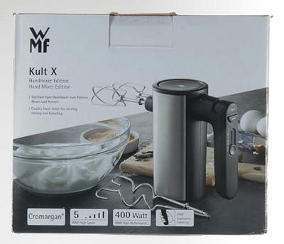 WMF KULT X Edition Handmixer 400 W Zilver (mat), Zwart
