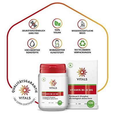 Vitals Vitamine B6 20mg Capsules