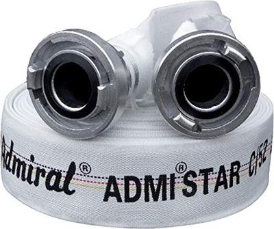 Admiral Bouw-/industrieslang | binnen-d. 102 mm | lengte 20 m Storz A | wit | ROL | 1 stuk - 602-100-20 602-100-20