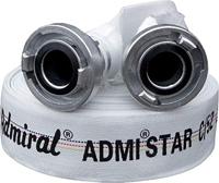 Admiral Bouw-/industrieslang | binnen-d. 102 mm | lengte 20 m Storz A | wit | ROL | 1 stuk - 602-100-20 602-100-20 - thumbnail