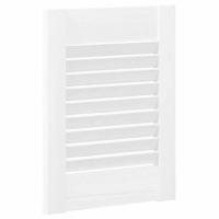 Kastdeur louvre design 39,5x29,5 cm wit - thumbnail