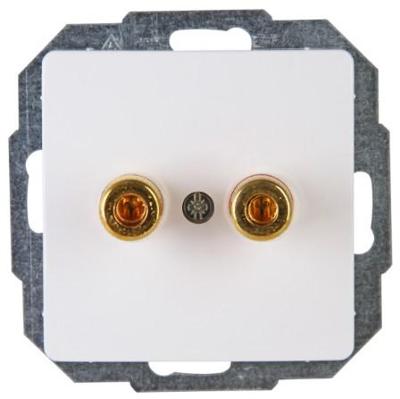 Kopp 921502009 Luidsprekerstekkerdoos Inzetstuk HK05 Arctisch-wit 1 stuk(s)