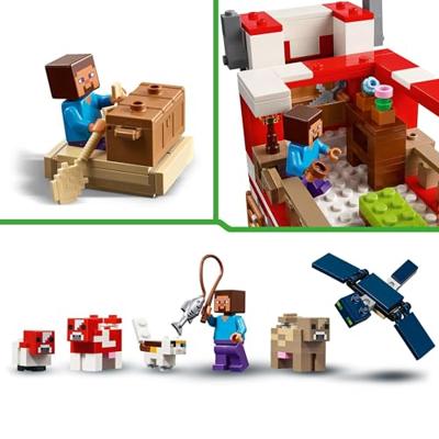 Lego Minecraft 21270 Het Mooshroom huis Lego Minecraft 21270 Het Mooshroom huis