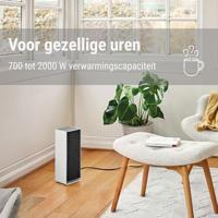 2-in-1 verwarming/ventilator - Keramische verwarming + ventilator - Stadler Form - Sam - Compact - Zwart - thumbnail