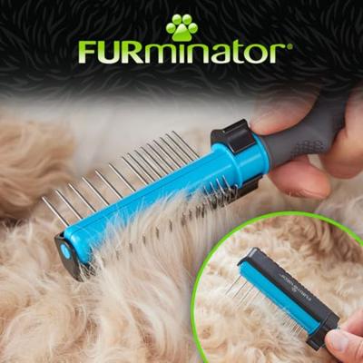 FURminator 2 in 1 - furminator voor het verwijderen van klitten en styling voor honden