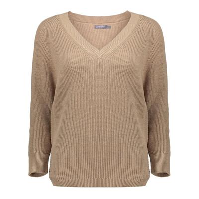 Geisha ribgebreide trui zand Geisha ribgebreide trui zand