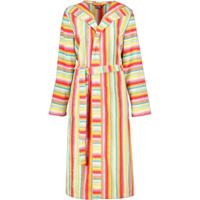 Cawö Cawo Dames Badjas 7081 Badstof met Capuchon Multi 46 - thumbnail