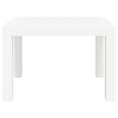 Tuintafel 59x47x40 cm PP wit