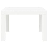Tuintafel 59x47x40 cm PP wit - thumbnail