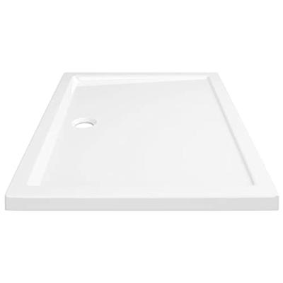 Douchebak rechthoekig 70x100 cm ABS wit Douchebak rechthoekig 70x100 cm ABS wit