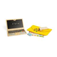 Bigjigs houten speelgoed laptop set, 95dlg. - thumbnail