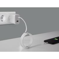 RENKFORCE USB 2.0 USB-C male kabel, Apple Lightning-stekker, 1.00 m, wit TO-6886779 - thumbnail