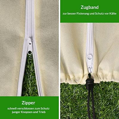 Plantenbeschermingshoes Set van 3 Beige 1x0,8m Plantenbeschermingshoes Set van 3 Beige 1x0,8m