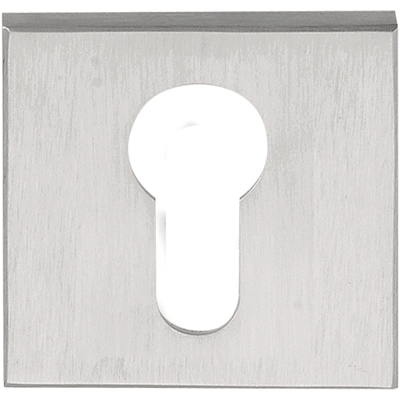 Formani Square LSQBY50 cilinderplaatje - mat RVS