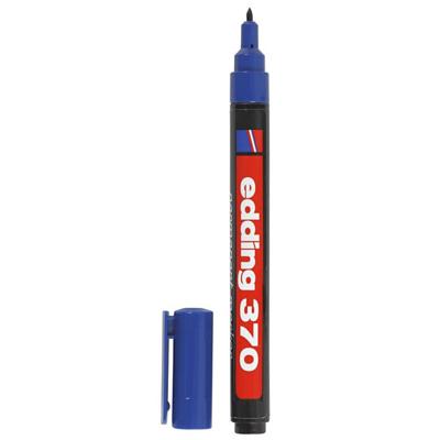 Edding 370 Stift, lijndikte 1 mm, blauw, 1 stuk