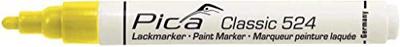 Pica 524/44 Lakmarker | 2-4mm | Ronde tip | Geel | 10 stuks - PI52444