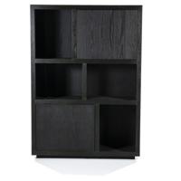 Eleonora Opbergkast 'Helsinki' Eiken, kleur Zwart, 170 x 120cm - thumbnail