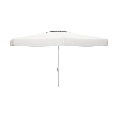 Marbueno Parasol Aluminium 8 Baren D270 cm Polyester Wit Tuin, Zwembad en Terras 10182