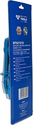 Brilliant Tools BT521010 Slang-afklemm-tangset, recht, 3-delig