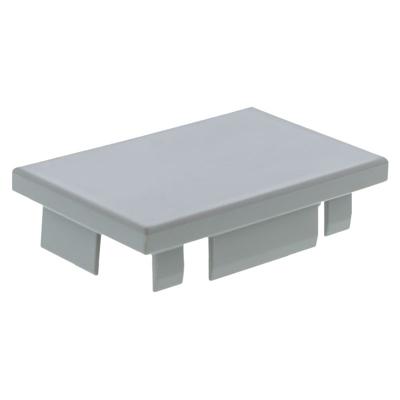 Eindstuk kabelgoot 90x60mm grijs RAL 7030 Canalit 951807