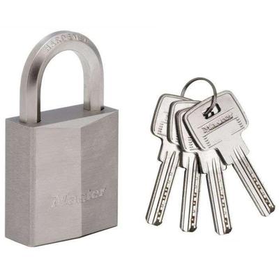 Masterlock 40mm extra thick solid brass body - 23mm hardened steel HEXagonal shac - 1145PEURD