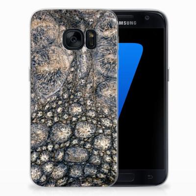 Samsung Galaxy S7 | TPU Hoesje | Krokodillenprint