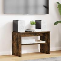 TV-kast Gerookt eiken 60 x 30 x 40 cm Bewerkt hout - thumbnail
