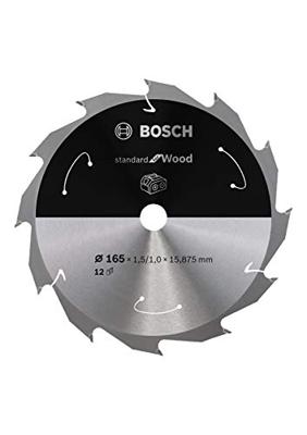 Bosch Accessories Bosch Power Tools 2608837680 Hardmetaal-cirkelzaagblad 165 x 15.875 mm Aantal tanden: 12 1 stuk(s)