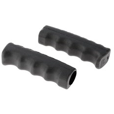 Westphal handvatten 'model batavus' 110/110mm, zwart met vingernok grip (werkplaatsverpakking)