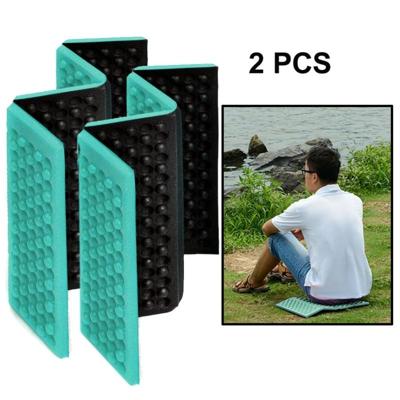 2 PC's Portable Folding cellulaire mobiele telefoons Massage kussen Outdoors vochtige bewijs picknick zetel matten EVA Pad(Green)