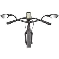 M-Wave fietsspiegel links 110 x 55 mm zwart - thumbnail