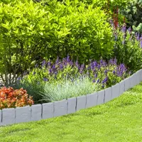 Premium Tuinpad Rand Set Steeneffect - 10 Stuks - thumbnail