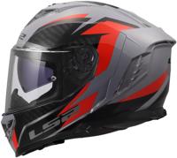 LS2 integraalhelm "ff818 storm iii dynamo" helmet ff818 storm ii dynamo gray/red gr. xl - thumbnail