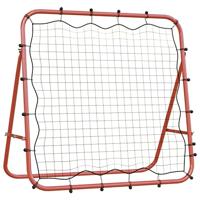 VidaXL Voetbal kickback rebounder verstelbaar 96x80x96 cm staal en pe - thumbnail