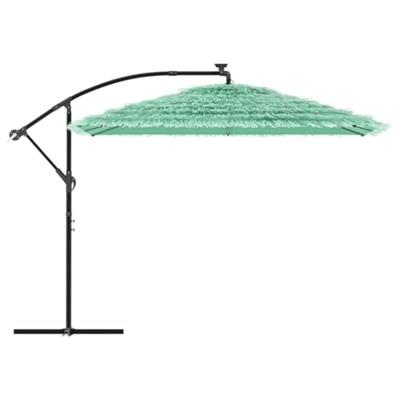 VidaXL Parasol met stalen paal 290x290x238 cm groen